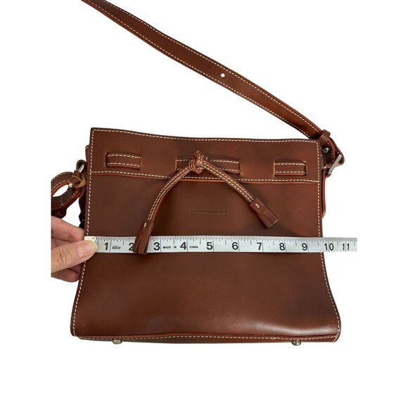 Dooney & Bourke ALTO Crossbody Mini Tassel Bag ITALY Leather Structured - Picture 12 of 16